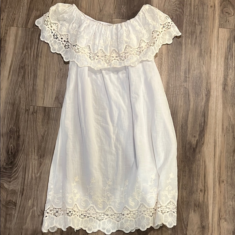 Charming White Lace Dress
